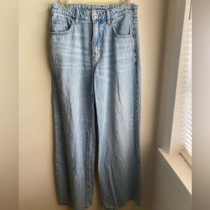 Wide leg jeans